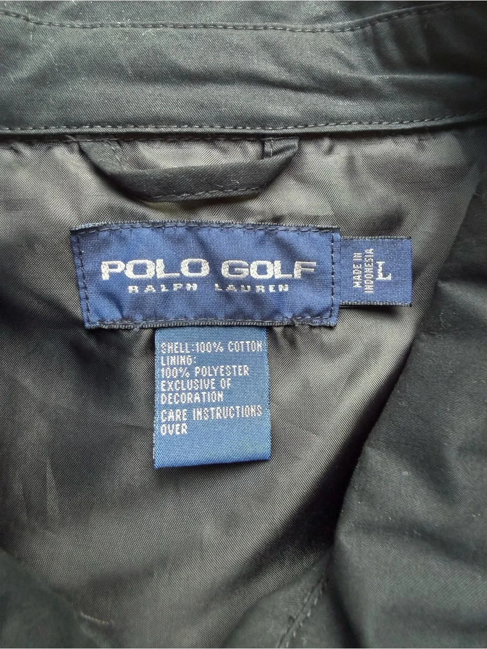 Polo Golf Ralph Lauren Men's Black Lightweight Full-Zip Jacket